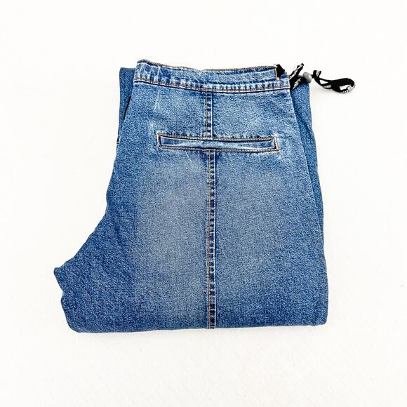 Marithe Francois Girbaud Cargo Pant Y2K Vintage Denim Jeans Wide Leg Size 30 - Picture 1 of 10
